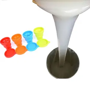 Gomma siliconica liquida per stampaggio a tazza gel di Silicone cura al platino gomma siliconica per stampi per bottiglie
