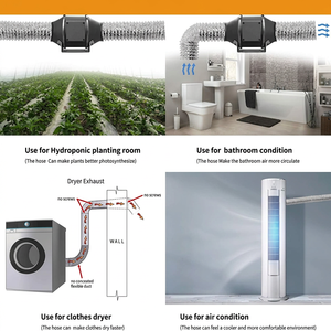 Manguera Flexible Corrugada Personalizada para Ventilación <span class=keywords><strong>de</strong></span> Secadora, Tubo Espiral Corrugado para Ventilación <span class=keywords><strong>de</strong></span> Aire - Product Image 4