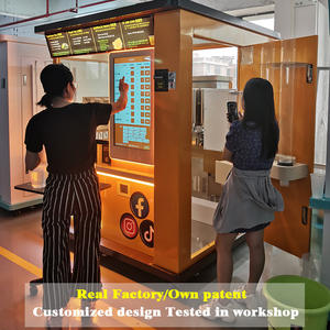 Grand distributeur automatique intelligent de thé Boba de centre commercial Équipement à pièces - Product Image 4