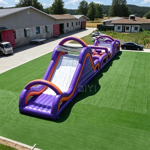 Parcours d'obstacles gonflable commercial pour enfants et adultes, équipement de parc d'attractions extérieur et intérieur - Product Image 1