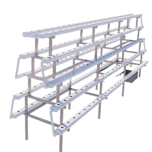 Grande serre <span class=keywords><strong>agricole</strong></span> complète avec <span class=keywords><strong>kit</strong></span> de culture hydroponique NFT et canaux <span class=keywords><strong>en</strong></span> PVC de qualité alimentaire anti-UV durables - Product Image 1