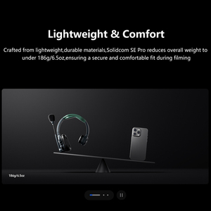 Hollyland solidcom SE Pro <span class=keywords><strong>full</strong></span> <span class=keywords><strong>duplex</strong></span> 9-người dùng enc tiếng ồn hủy bỏ không dây intercom hệ thống tai nghe 1300ft đội thông tin liên lạc - Product Image 6