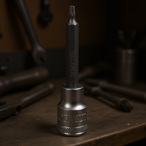 Fervi <b>Socket</b> With Long Torx Insert T20 SCMV 1/4 Inch Drive - Product Image 3