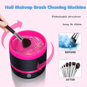 Máquina Automática para Limpiar Pinceles de Maquillaje, Secado Rápido, No Recargable, Herramienta de Limpieza de Pinceles de Manicura para Salón - Product Image 4