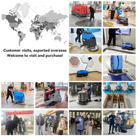 Autolaveuse autoportée industrielle pour aéroports, supermarchés et usines, idéale pour le nettoyage de sols en carrelage céramique
