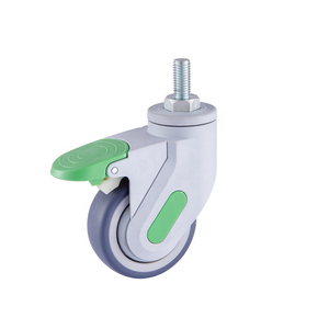 3 pouces 75mm Roulette en plastique nylon de qualité médicale <span class=keywords><strong>pour</strong></span> chariots médicaux - Product Image 1