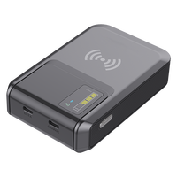 Lector RFID 33dBi 10000mAh Banco de energía Nueva conexión inalámbrica Ajustable 8M UHF de mano para lectores de tarjetas de control de acceso Android