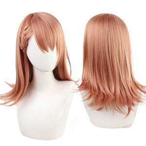 Perruque de cosplay brune Hanasato <span class=keywords><strong>Minori</strong></span> pour le jeu de rôle Anime Project SEKAI GAHC-015 - Product Image 1
