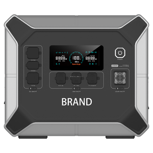 2400W 2048Wh Portable Solar Power Station <b>Battery</b> Pure Sine Wave Jump Flashlight Port L0K1 Portable <b>Rechargeable</b> Power Station - Product Image 2