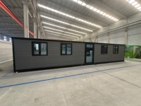 Maison préfabriquée extensible en acier écologique contemporaine de 20 pieds et 40 pieds avec cuisine, chambre, villa, maison préfabriquée de luxe mobile