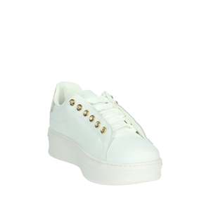 Zapatillas Deportivas Gaelle Paris Donna GACAW01304 Blancas con Plataforma Dorada, Estilo Casual para Mujer - Product Image 5