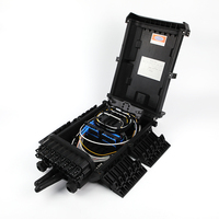 High Performance 288cores 4 in 4 Out Outdoor Horizontal/Inline Fiber Optic Slice Closure Equipment Hongsheng GJS10-H FTTX Use