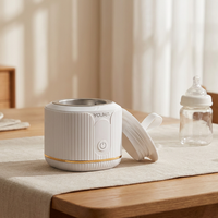 Chauffe-biberon électrique OEM rechargeable par USB, batterie 9000 mAh, chauffe rapide, température réglable, pour l'alimentation du bébé
