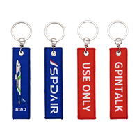 Gantungan Kunci Jet Tag Bordir Logo Kustom Terinspirasi Anime, Hadiah Promosi Carabiner dengan Visibilitas & Daya Tahan Tinggi