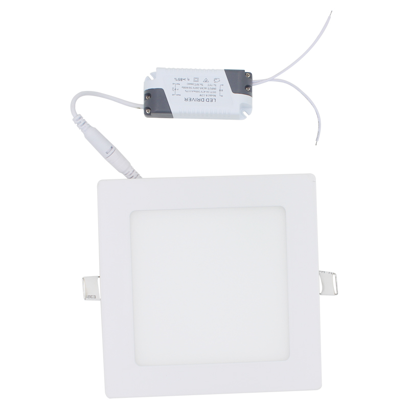 Ultra Thin Led Panel Downlightリアルフルワット3W 4W 6W 9W 12W 15W 18W 24W Round/Square LED Ceiling Recessed Light