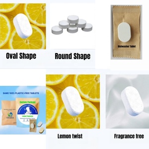 Pastiglie Detergenti <span class=keywords><strong>per</strong></span> <span class=keywords><strong>Lavastoviglie</strong></span> al Limone Fresco, Ecologiche e Personalizzabili - Product Image 6