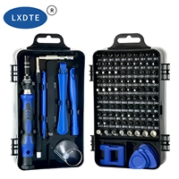 Jeu de tournevis de précision multifonction LXD 115-en-1 en acier au chrome-vanadium avec embouts interchangeables pour la réparation, outils à main OEM