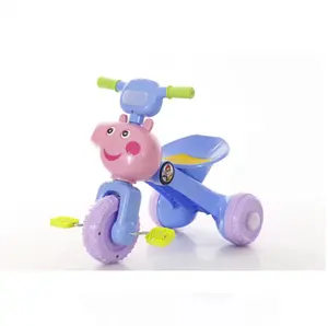 Venta al por mayor es caliente y bebé paseo en <span class=keywords><strong>coche</strong></span> clásico de los niños triciclo plegable 2-4 años bebé deslice triciclo con luz - Product Image 1
