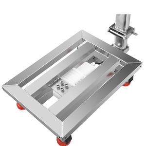 30x40 सेमी स्टेनलेस स्टील इलेक्ट्रॉनिक प्लेटफॉर्म स्केल सटीक वाटरप्रूफ 100 किलोग्राम 300 किलोग्राम समुद्री भोजन स्केल इलेक्ट्रॉनिक बेंच स्केल - Product Image 4