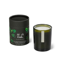 Vente en gros de bougies parfumées biodégradables en pot cylindrique, emballage en carton kraft, diffuseur d'huile et d'arômes, tube en papier rond