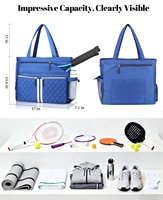 Sac de sport unisexe en polyester avec fermeture éclair, style moderne, résistant à l'eau, compartiment à chaussures ventilé, capacité 30-40L