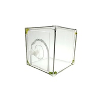 Cage d'élevage d'insectes d'extérieur, cage de plantation, manchons de cage, porte à charnière, en tube d'acier inoxydable, maille en nylon 120 mailles