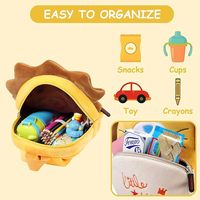 Petit sac à dos standard en peluche douce pour enfants de 2 à 5 ans pour bébés, garçons et filles
