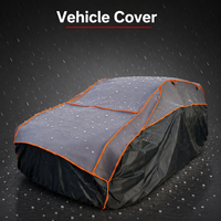 Housse de protection anti-grêle KXF pour voiture avec fenêtres latérales en EVA 5 mm, anti-poussière, coupe-vent, anti-UV, toutes saisons pour automobiles