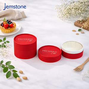 Custom Biodegradable EU Standard Baking Cake Dessert Kraft Cardboard Cylinder <b>Packaging</b> Luxury Food Grade Cheesecake Paper Tube - Product Image 3