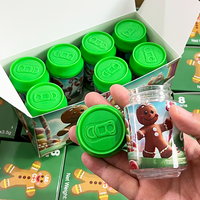 Bocaux en Plastique 100 ml Imprimés Personnalisés, Forme Canette de Soda, pour Conditionnement de Snacks – Utilisation pour Salades, Sucre, Bonbons, Biscuits, Chocolat, Aliments pour Bébé
