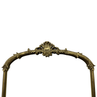 Grand miroir mural baroque français antique, cadre en fer rétro, décoration intérieure, miroir magnifique de luxe pour murs luxueux