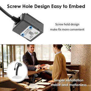 Lector de Códigos de Barras 2D para Pasaportes MRZ Effon MS430 de Alta Calidad y Bajo Costo, USB/COM, 200 Lecturas/seg, 2 Años de Garantía, Libre de Impuestos en Aeropuertos - Product Image 3