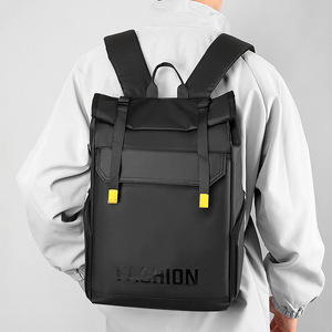 Women's Fashionable Lightweight Waterproof Laptop Backpack Large-Capacity Business Trolley Travel Pack Durable Nylon - Product Image 4