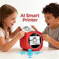 Mini-imprimante IA à activation vocale, imprimante thermique instantanée sans encre, imprimante thermique portable sans fil IA, cadeau DIY, imprimante portable