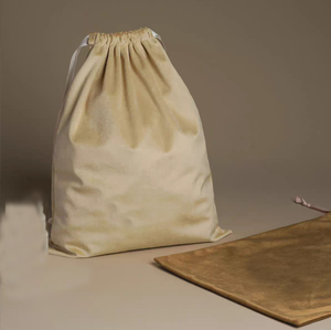 Sacchetto Antipolvere di Lusso in Finta Pelle Scamosciata Blu per Scarpe e Abbigliamento, Borsa Riutilizzabile in Microfibra e Velluto - Product Image 6