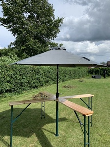 Juego de mesa plegable de madera para Picnic, juego de mesa para cerveza, <span class=keywords><strong>Bistro</strong></span>, al aire libre, precio de fábrica - Product Image 4
