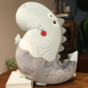 Campione gratuito all'ingrosso squishy dinosaur peluche morbido peluche dinosauro giocattolo farcito drago per bambini regalo per adulti - Product Image 6