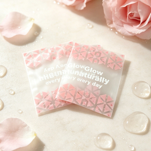 Sachet d'emballage alimentaire personnalisé mat à trois soudures, semi-transparent givré, pour compléments alimentaires, bonbons et petits rangements - Product Image 2