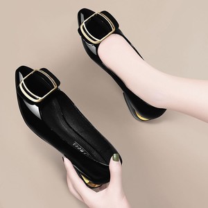 On Elegant Pump <b>Shoes</b> Ladies PU Leather <b>Comfortable</b> Flat Loafers Women Causal <b>Work</b> <b>Shoe</b> - Product Image 6