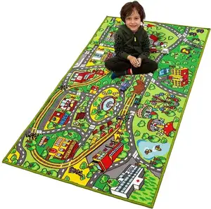 Irini, alfombra antideslizante lavable personalizada para niños, alfombrillas de juego, alfombras de corredor, alfombrilla de suelo para niños, alfombra para dormitorio, alfombra para niños para educación