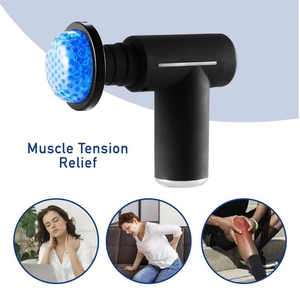 Masaje Muscl Pistola de masaje calentada Oem Inalámbrico Compresión caliente y helada Pistola masajeadora corporal inalámbrica con calor y frío - Product Image 3