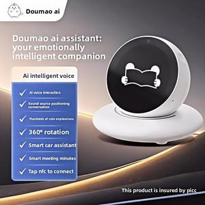 Robot IA de bureau en forme de pouf - <span class=keywords><strong>360</strong></span>. Assistant vocal intelligent, compagnon émotionnel, batterie intégrée, assistant intelligent pour voiture et maison - Product Image 4