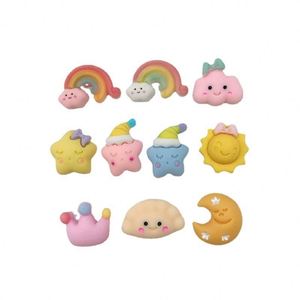 เรซินการ์ตูนเมโลดี้เรซินพิมพ์3D เรซินสำหรับทำผมรูปสไลม์ DIY ตกแต่งตรงกลาง - Product Image 1