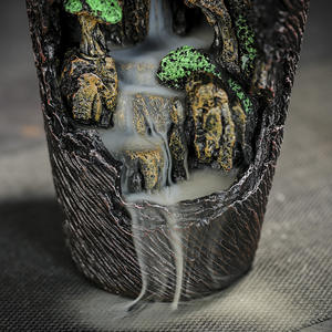 Vente en gros Brûleur d'encens à refoulement Porte-bâton d'encens en céramique Brûleur d'encensoir à cascade Arabe - Product Image 4