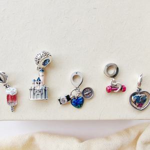 Breloques en argent sterling 925 certifiées GDTC HaYa PAN-45 de style Ipan pour la fabrication de bijoux, bracelets à breloques unisexes - Product Image 4