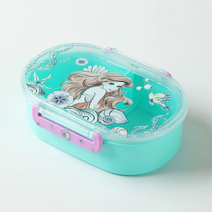 Cartoon <strong>Princess</strong> Fancy Cute Baby Tiffin Bento <strong>Lunch</strong> <strong>Box</strong> Sublimation Plastic <strong>Lunch</strong> <strong>Box</strong> for Toddler Girls School - Product Image 2