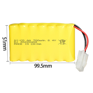 Pilas recargables <span class=keywords><strong>de</strong></span> níquel-<span class=keywords><strong>cadmio</strong></span> <span class=keywords><strong>para</strong></span> niños, 8,4 V, 700mAh, camión rc, juguete, Tren Eléctrico, juguetes, batería, AA5 - Product Image 6