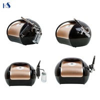Kit de compresseur d'aérographe miniature HS-579K pour le maquillage et le nail art