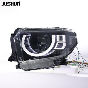 Оптовая продажа от фабрики JUSHUN светодиодная фара в сборе для <span class=keywords><strong>Toyota</strong></span> <span class=keywords><strong>Tundra</strong></span> 14-21 указатель поворота DRL Модифицированная фара - Product Image 2