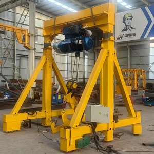 Palan portatif hydraulique manuel de grue de portique pour l'équipement résistant se déplaçant dans les ateliers/entrepôts et la construction - Product Image 3